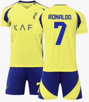 Комплект ФК Аль-Наср Ronaldo синий, желтый 140