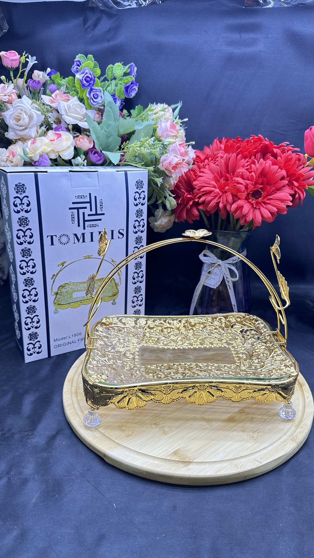 Tomiris конфетница Базовая коллекция 827373289 прямоугольная 1 шт