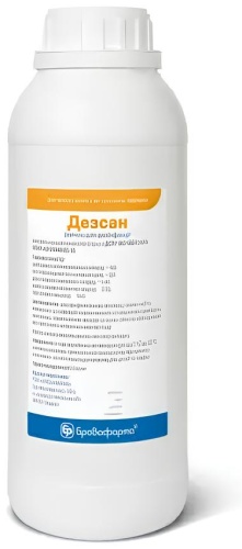 БРОВАФАРМА Дезсан раствор от блох, от клещей, от власоедов, от комаров, от мух, от слепней, от вшей 1000 мл