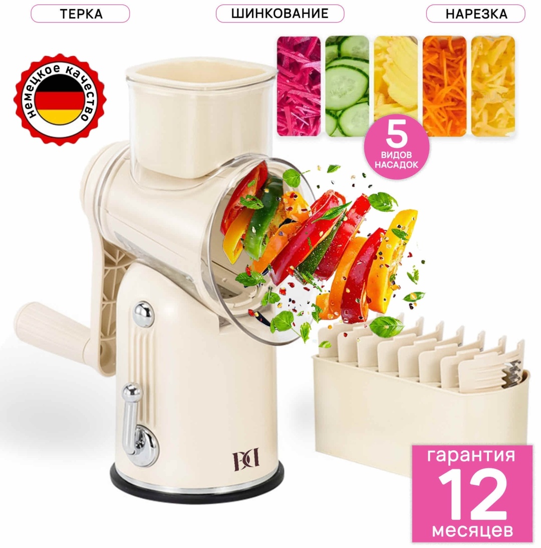 Busindone терка Cutter Pro 01, пластик, нерж.сталь