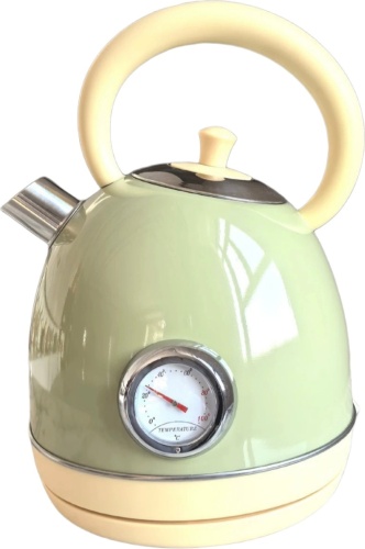 Электрочайник AEG Turtle Kettle Cream зеленый