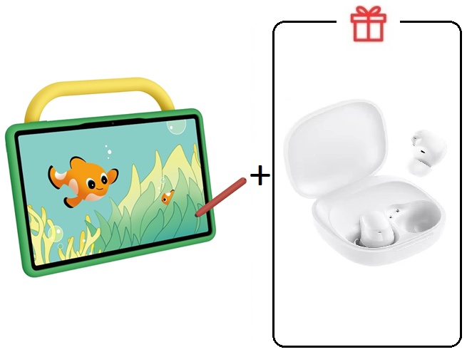 Планшет Huawei MatePad SE Kids Edition 11 дюйм 4 Гб/128 Гб зеленый + подарок