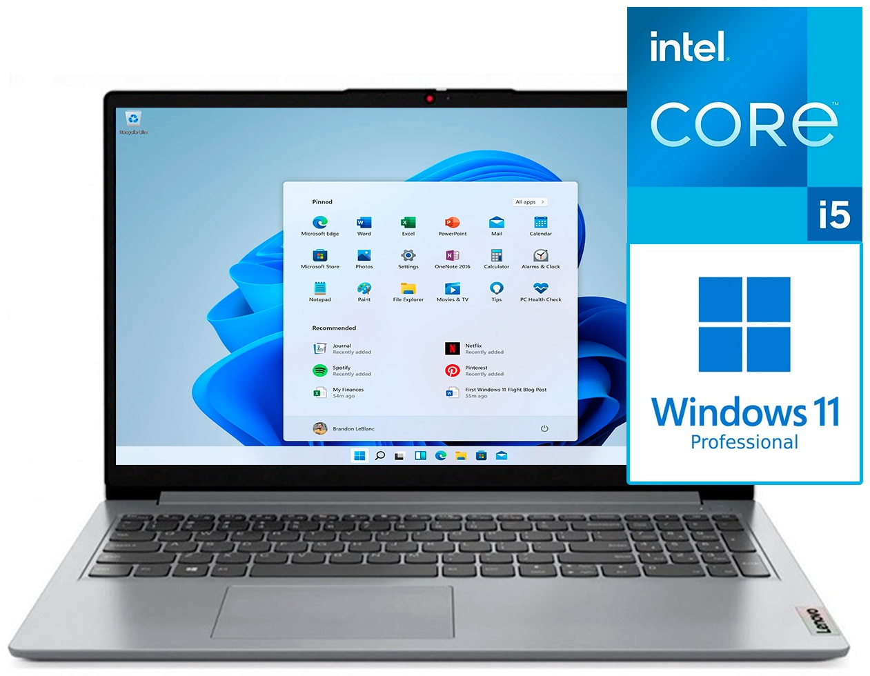 Ноутбук Lenovo 15IAU7 15.6" / 16 Гб / SSD 512 Гб / Win 11 Pro / 83RK0202RK