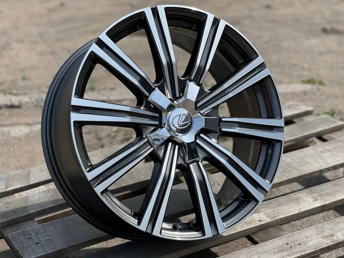 Lexus-h937f_2 8.5x20/5x150 D110 ET45 4 диска черный, серебристый, графит