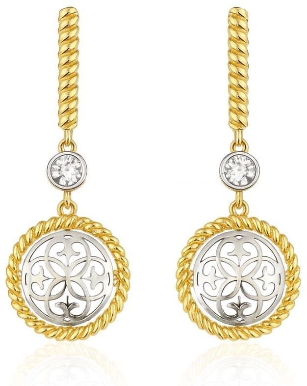 Серьги Italian Gold LE43596 вес 6.47 г золото, без вставок