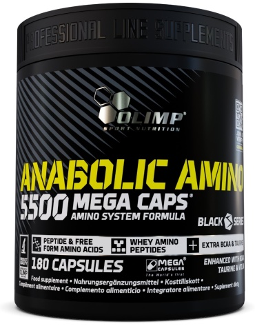 Аминокислотный комплекс Olimp Anabolic Amino 5500 Mega Caps 180 caps. нейтральный