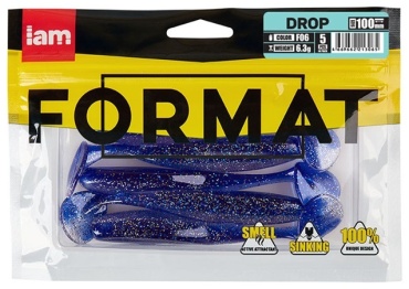 Мягкая приманка IAM DR100-F06 5 шт 100 мм F06