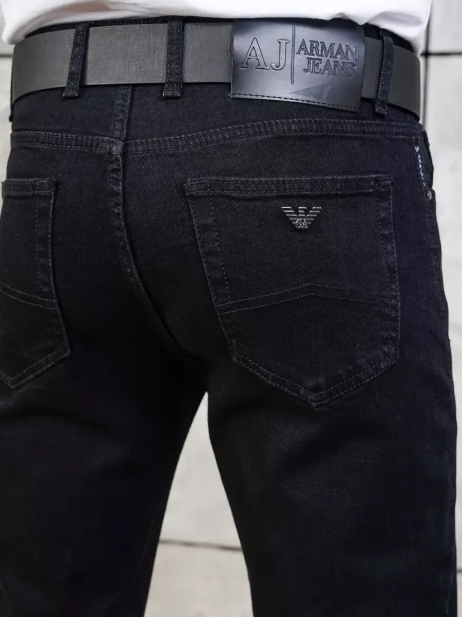 Джинсы прямые Armani Jeans черный