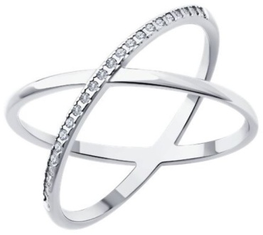 Diamant 94-210-02036-1- размер 19 вес 2.02 г серебро, бриллиант