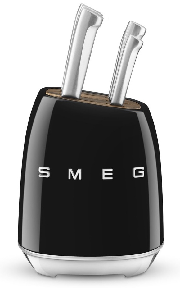 Нож универсальный Smeg KBSF02BL, лезвие: нержавеющая сталь 6 шт