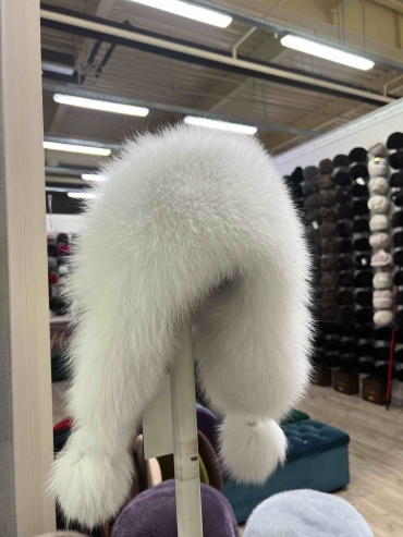 Ушанка SemiFur размер 60, белый