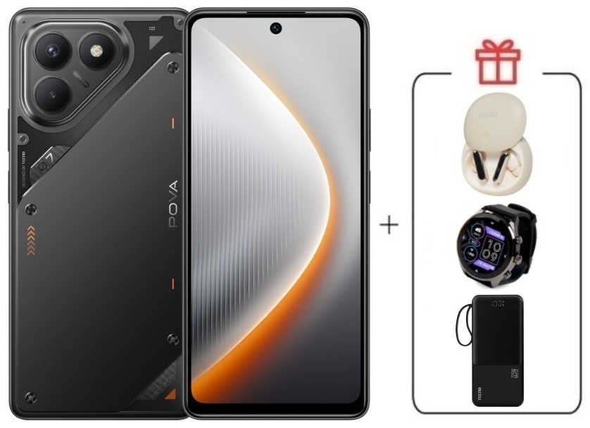 Смартфон TECNO Pova 7 Neo 8 ГБ/128 ГБ черный