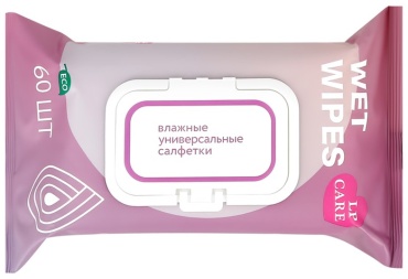 Влажные салфетки LP Care Универсальные 60 шт