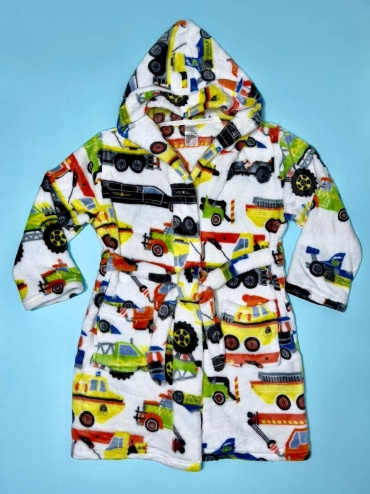Флисовый халат Baby белый