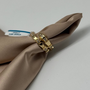Кольцо Ballerina Jewelry K5680 размер 18 вес 2.63 г золото, фианит