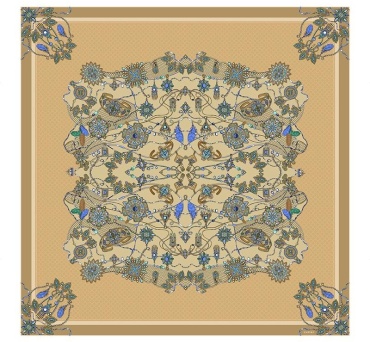 Платок EMPIRE шелк 90 x 90 см