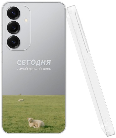 Чехол Mcover для Samsung Galaxy S25+ рисунок