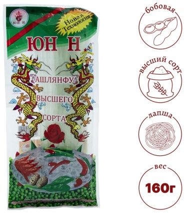 Юн н ашлянфу лапша 160 г