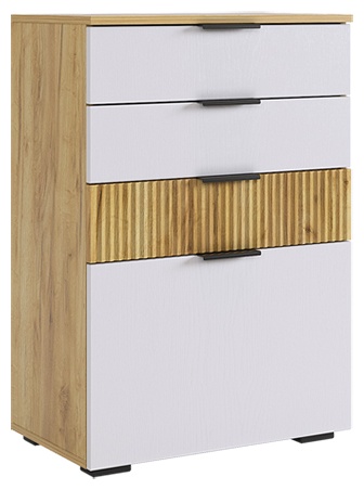Тумба для обуви Mebelson 60x35.30x86.3 см, ЛДСП, МДФ