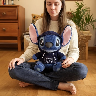 Мягкая игрушка Kazimport Стич в капюшонке, 30 см