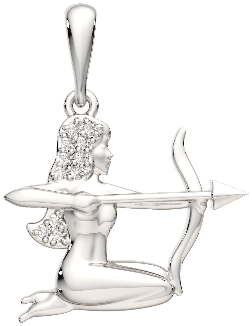 Подвеска Lucente Silver ZO-0440789 вес 1.21 г серебро, фианит