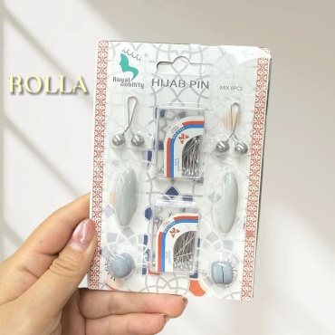 Булавка ROLLA 1 аксессуар для одежды серый