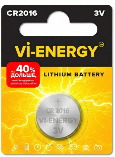 Батарейка CR2016 Vi-ENERGY 1 шт