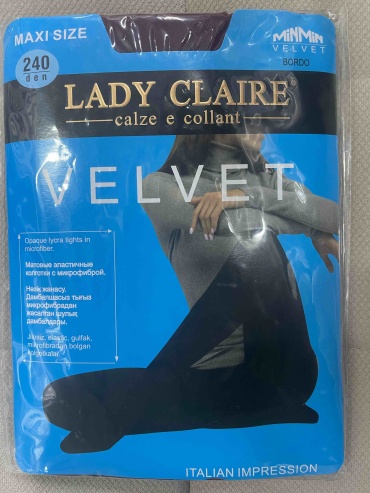 Колготки LADY CLAIRE бордовый