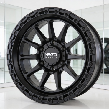 Negu N07-5 8.5x17/6x139.7 D110 ET0 4 диска черный