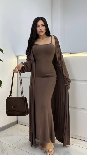 Костюм повседневный Khloe коричневый
