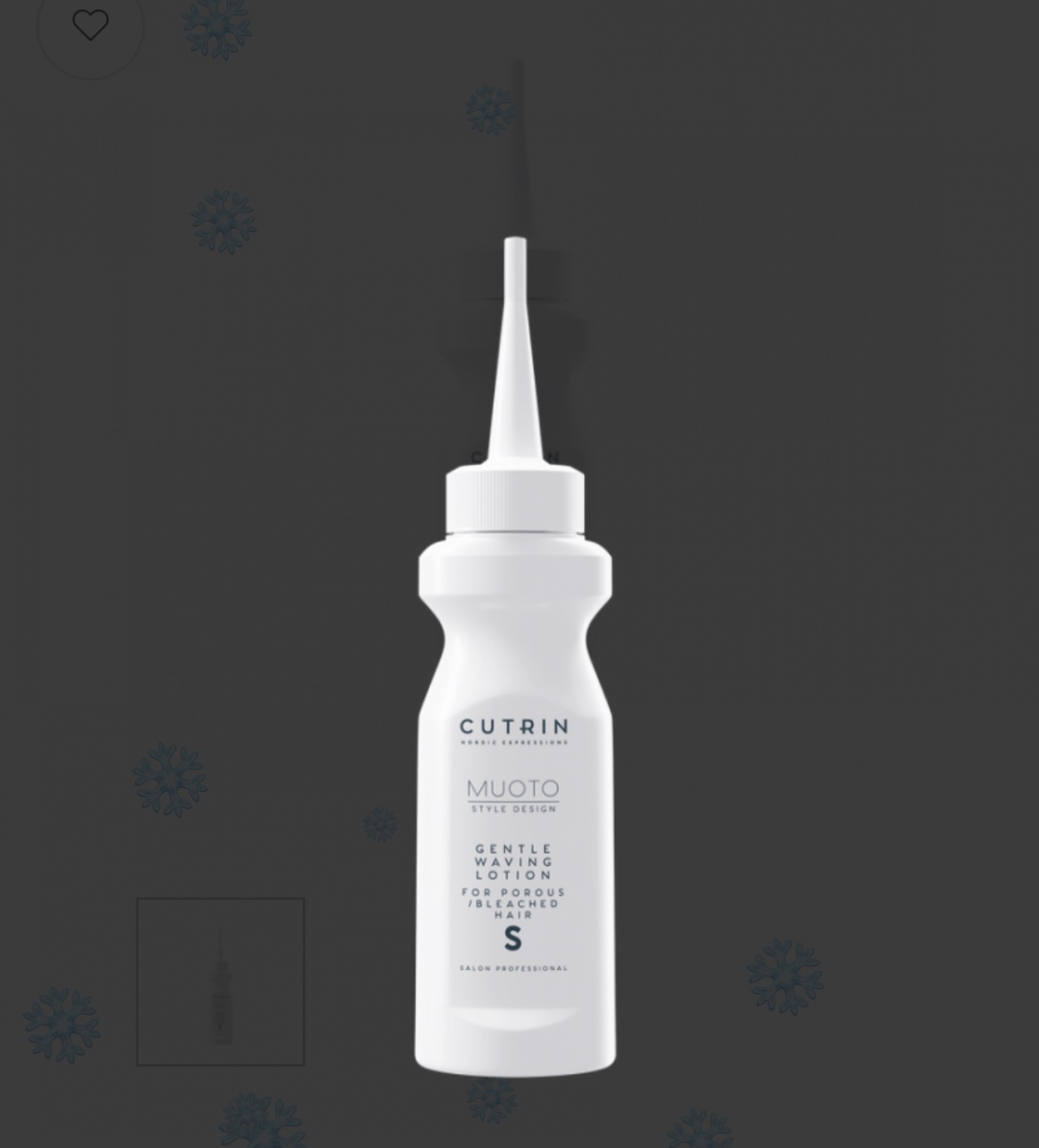 Cutrin состав CUTRIN MUOTO Gentle Waving Lotion Лосьон Перманент без аммиака S для пористых и обесцвеченных волос, 75мл 75 мл
