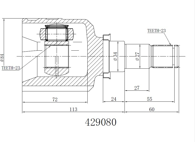 INKO шрус 429080