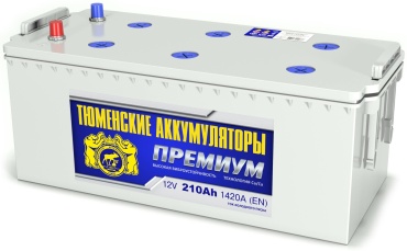 Tyumen 17_00105002 Аккумулятор 6CT-210Ah-/+ 210 Ач прямая