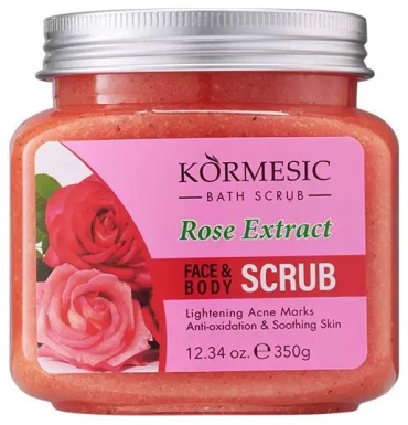 Kormesic скраб Экстракт розы для рук, для ног, для тела 350 г