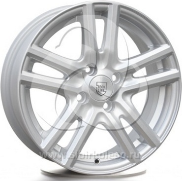 Tech-Line 529 S 67.1 6x15/4x114.3 D67.1 ET38 4 диска черный, серебристый, графит