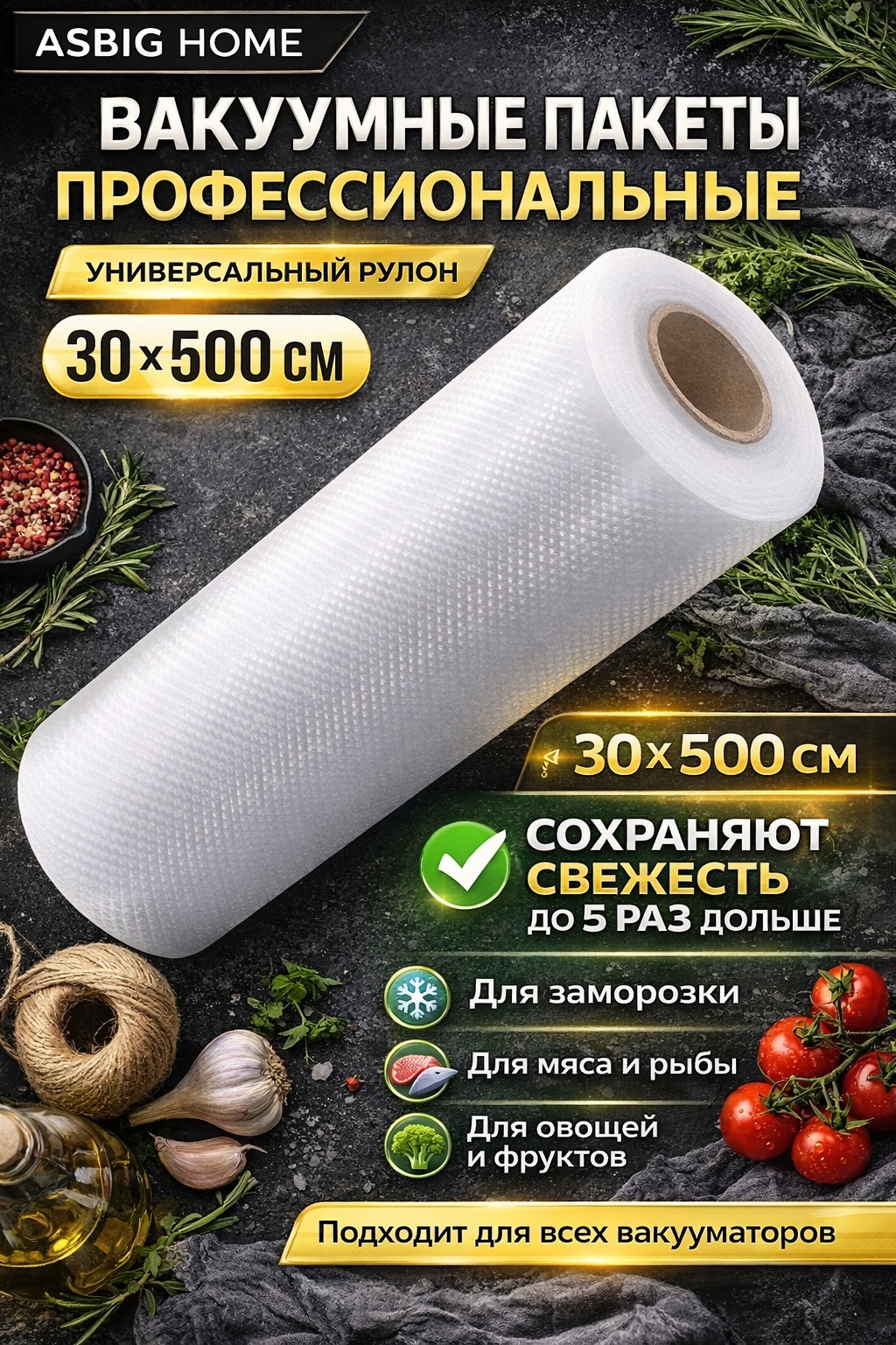 Пакет 054725130 для хранения продуктов