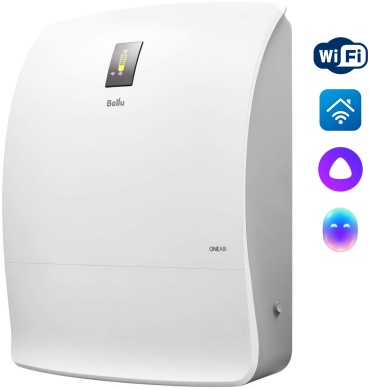 Приточный очиститель Ballu ONEAIR ASP-200SP без нагревателя белый