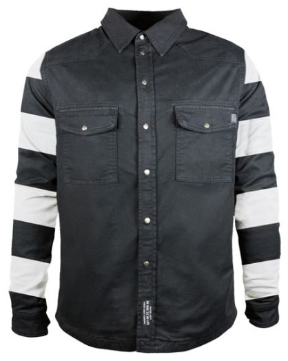 JOHN DOE Motoshirt черный, белый 60
