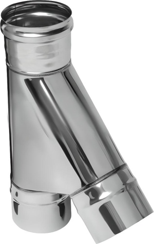 Ferrum тройник , нержавеющая сталь D115/115 мм, L338 мм, толщина стенки 0.5 мм