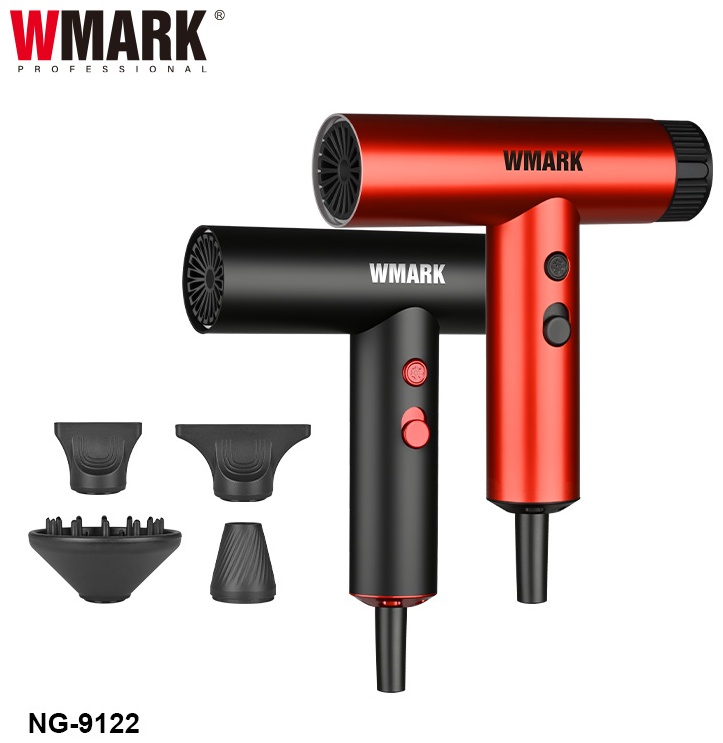 WMARK NG-9122 компактный фен красный