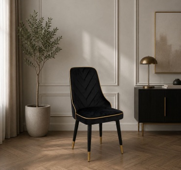 Стул NED Bbb, 85x50x50 см, черный 1 шт.