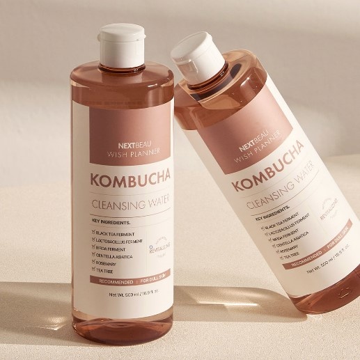 Nextbeau Wish Planner Kombucha Biome Cleansing Water мицеллярная вода 500 мл
