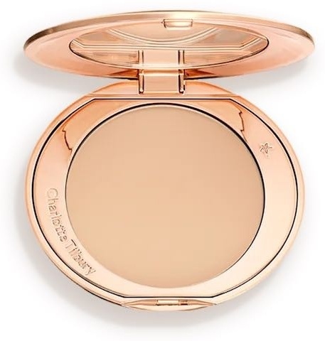 Пудра 02 сухая Пудра Charlotte Tilbury AirBrush Flawless Finish Powder сухая Medium бежевый темно-бежевый