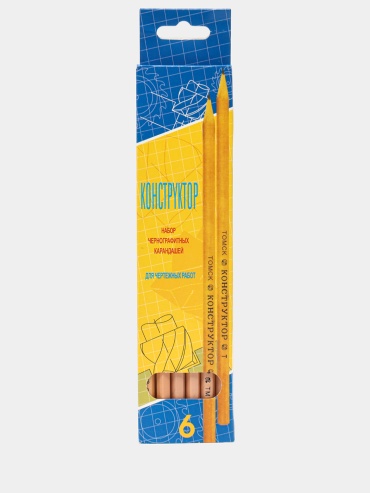 Карандаш 1000033656204, HB, 6 шт