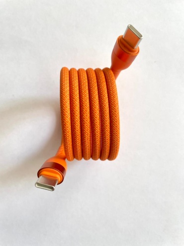 Кабель PURO USB TypeC (M), 1 м, PURO MAG60 Cable оранжевый