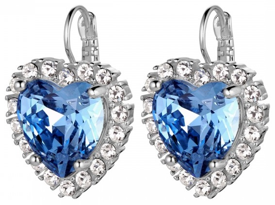 Серьги DYRBERG KERN нержавеющая сталь, кристаллы Swarovski