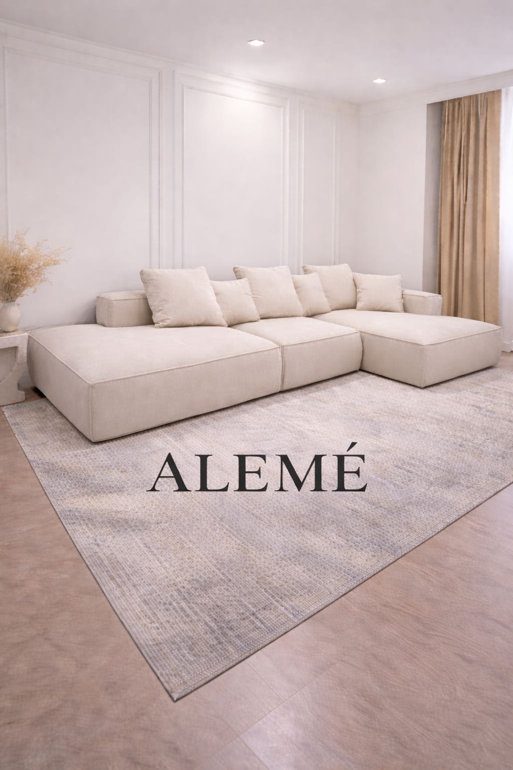 Купить Диван модульный ALEMÉ, 330х160 см, обивка ткань, белый в Алматы ...