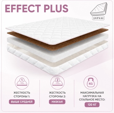 Матрас Jatsai Matras EFFECT PLUS, 130x200x18 см