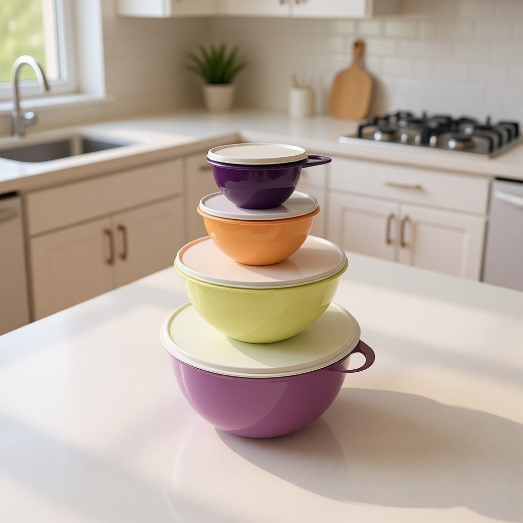 Набор мисок Tupperware Милиан 31х31 см, полипропилен, 5 шт