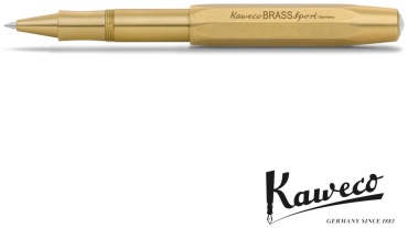 Ручка роллер Kaweco Kaweco BRASS SPORT Roller Ball, 10000921 1 шт, 0.7 мм, цвет чернил синий